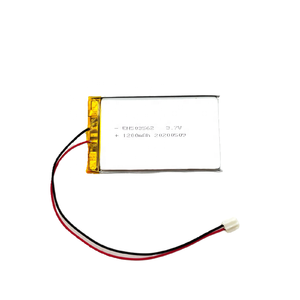 원래 충전식 프리즘 액체 리튬 론 배터리 503562 <span class=keywords><strong>3.7V</strong></span> 1200mAh <span class=keywords><strong>LiCoO2</strong></span> 음극 5x35x62mm 300 사이클 소비자 - Product Image 1