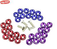 Visserie, rondelles, rondelles fraisées sur mesure, couleur anodisée CNC, rondelles fraisées M6, outils de quincaillerie, rondelles en aluminium pour garde-boue avec boulon