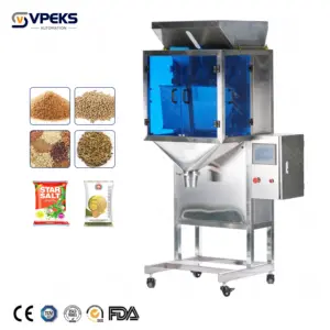 Vpeks Factory Supply Two-head Scale Automatic Salt Seeds Food Quantitative Packing Machine for Sale
