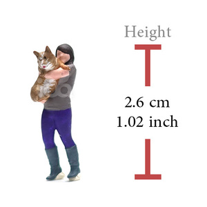 Figur Miniatur Anjing IOTA Skala 1/64 Bahan ABS Kondisi Baru Resin Duduk Model Miniatur untuk Adegan Mainan yang Sesuai dengan Frozen - Product Image 2