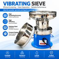 Machine de tamisage vibratoire de qualité alimentaire 450, tamiseur vibrant en acier inoxydable pour le tamisage de la farine, du sucre et de la poudre