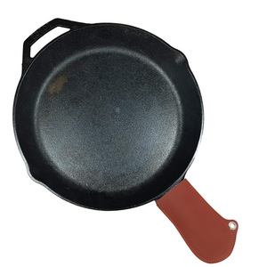 Housse de protection en cuir pour poignée de poêle, isolante thermiquement, pour four, accessoire de cuisine, style A, style B - Product Image 1