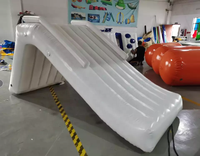 Accostage gonflable étanche en PVC, lac de mer flottant Yacht ponton gonflable Mini piscine d'eau toboggan