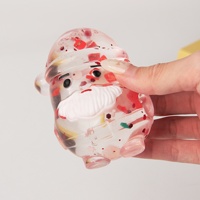 Miminglo Jouet de relaxation Miming scintillant de Noël, ensemble Miming multicolore brillant pour les fêtes