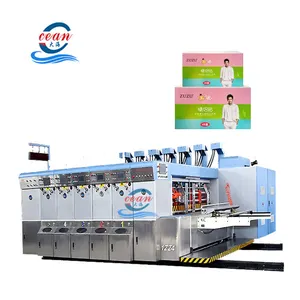 Best supplier automatic carton printing slotting die-cutting machinery carton box making machine