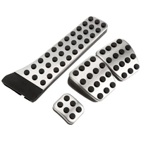 W202 W211,4 pièces pédale en acier inoxydable pour mercedes-benz W202 W203 W204 W124 W210 W211 W212 W218 X204 R172 R231 C E CLS Glk SLK