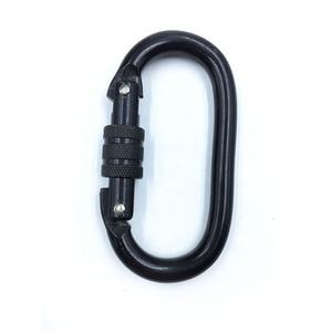 Promosi BT-244 OEM Baja Mendaki 22KN Warna-warni Tegangan Kualitas Tinggi Carabiner Batu Pengunci Murah dengan Kait Memanjat Sekrup - Product Image 4