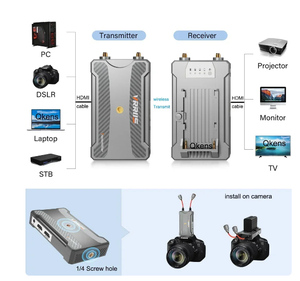 ตัวแยกหน้าจอรับส่งสัญญาณ <span class=keywords><strong>HDMI</strong></span> ไร้สาย5G 300M สำหรับกล้อง PS4กล้องถ่ายวิดีโอการสตรีมสดพีซีไปยังจอมอนิเตอร์ - Product Image 6