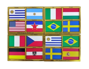 ของตกแต่งบ้าน ของที่ระลึกสำหรับแฟนฟุตบอล ของสะสม โครงกรอบแสดงผลคะแนนรอบ<span class=keywords><strong>ชิง</strong></span>ชนะเลิศฟุตบอล<span class=keywords><strong>โลก</strong></span> 1930-202  ของที่ระลึกเพื่อการตกแต่ง - Product Image 5