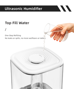 Atacado Elétrico 3.8L Pequeno Óleo Essencial Home Room Umidificador Fresco Humidistat Umidificador de ar Ultrasonic Névoa para Casa - Product Image 4