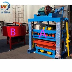 QTJ4-40 सेमी-स्वचालित ब्लॉक मशीन मैनुअल कंक्रीट ईंट निर्माता कारखाने प्रत्यक्ष बिक्री के साथ - Product Image 3