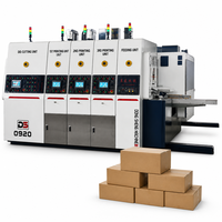 Machine de découpe et d'impression rotative robuste et fiable pour cartons ondulés, avec servomoteur et alimentation automatique