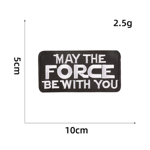 Gepersonaliseerde custom wit-zwarte punk slogan varsity jack met motor thema, strijkbaar borduurwerk, rockband logo patches - Product Image 6