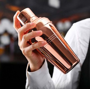 Mélangeur de ligne de pression à la mode 304 acier inoxydable Style japonais 500ml mélangeur en acier inoxydable créatif Cocktail Shaker - Product Image 6