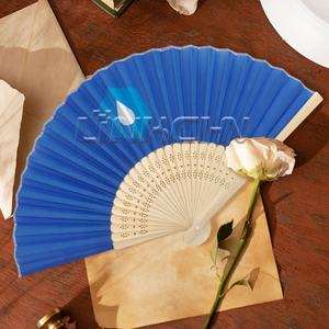 Éventail à main personnalisé en polyester de marque Abanicos De Mano - Product Image 3
