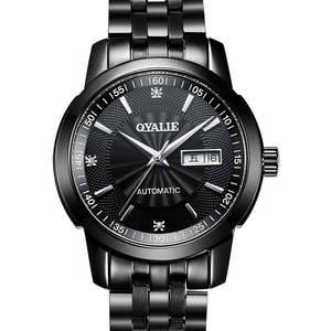 Montres de luxe sport et affaires, étanches, design couple, bracelet en acier inoxydable, alliage, verre à quartz, aiguilles, directement de l'usine - Product Image 1