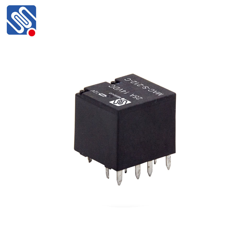 MEISHUO MAC-S-212-C New Original 12VDC 10Pins Miniature Automobile Relay Sealed Electromagnetic Theory for Auto Use