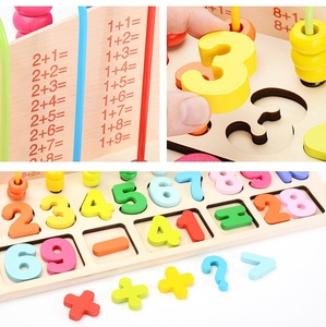 Amazon es mejor-venta juguete de los niños <span class=keywords><strong>en</strong></span> 2020 Montessori juguetes de madera rompecabezas las matemáticas y <span class=keywords><strong>la</strong></span> educación tem - Product Image 5