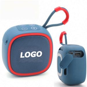 Portable Metal Bluetooth <b>Speaker</b>-Custom Logo <b>Mini</b> with Silk Screen Printing for Promotional Gifts & Outdoor Use - Product Image 1