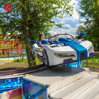 Wahana Permainan Luna Park, Karnaval Taman Hiburan Luar Ruangan, Peralatan Taman Hiburan, Atraksi Pameran, Wahana Mobil Terbang Berputar untuk Dijual