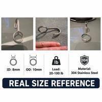 Resorte Helicoidal de Acero Inoxidable Personalizado OEM, Gancho de Tensión para Muebles de Camping, Resistente a la Corrosión, Multiusos