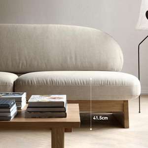 मजबूत रहने वाले कमरे आधुनिक सोफे थोक सस्ते फर्नीचर लकड़ी के सोफे आउटडोर उपयोग पिछवाड़े डेक बगीचे सोफे सेट - Product Image 4