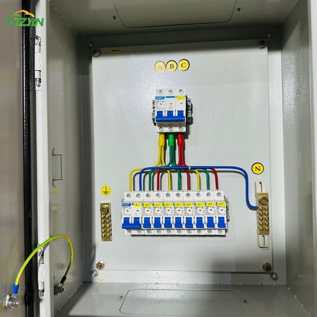 Electrical Control System Three Phase Distribution Board Metal Control Panel IP54 Protection for Industrial Diesel Generator Use