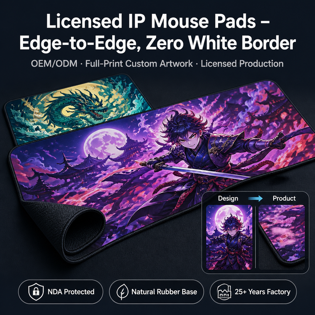 Tigerwings Custom Anime Mouse Pad Ce Rohs Reach Ca65 Full Color Cartoon Design Xxl Large Extended Gaming Table Mat