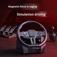 Volante de Carreras con Vibración PXN-V9 GEN2 para PC/PS3/PS4/Xbox One, Accesorios para Juegos