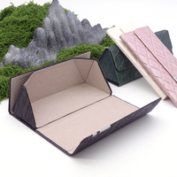 Promotion 2025 : Boîte d'emballage triangulaire pliable personnalisée avec logo, à prix réduit et de qualité, pour lunettes de soleil et étui de rangement pour lunettes de vue