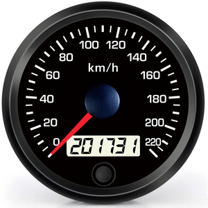 มาตรวัดความเร็วแบบตั้งโปรแกรมได้ 85 มม. 220 กม./ชม. สำหรับ<span class=keywords><strong>รถ</strong></span>ยนต์ <span class=keywords><strong>รถ</strong></span><span class=keywords><strong>บรรทุก</strong></span> <span class=keywords><strong>รถ</strong></span>แทรกเตอร์ เรือเดินทะเล เรือยอชท์ กันน้ำ - Product Image 2