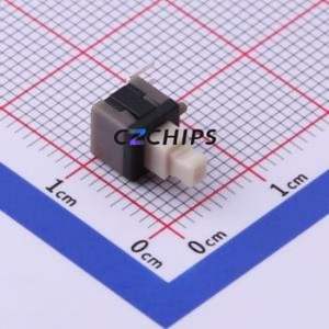 K8-5854D-L1 Push Button Switch Through hole Component (THT) Switch Self-Locking Rectangle Plunger Through Hole 100mA - Product Image 1