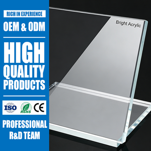 Lámina Acrílica Transparente para <span class=keywords><strong>Bandeja</strong></span>, Resistente al Calor, Superficie Lisa, Porta Tarjetas, Organizador de Accesorios para Juegos - Product Image 1