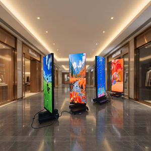 จอแสดงผล LED แบบหมุนได้สองด้าน ขนาด 640x1920 มม. สำหรับใช้ภายในอาคาร เหมาะสำหรับร้านค้าแบรนด์ดัง การโฆษณาปลีก และงานนิทรรศการ - Product Image 1