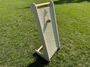 Rascador rectangular <span class=keywords><strong>de</strong></span> madera contrachapada para gatos, función <span class=keywords><strong>de</strong></span> limpieza para interiores y exteriores, muebles para el hogar, elementos esenciales para acampar para mascotas - Product Image 3