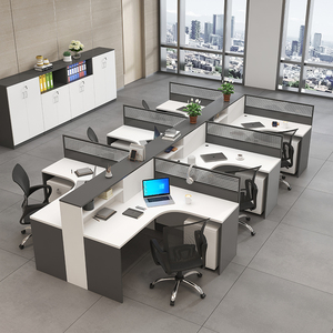 Sang Trọng Văn Phòng <span class=keywords><strong>L</strong></span>àm Việc Dsek <span class=keywords><strong>L</strong></span> Hình Bằng Gỗ Bàn Văn Phòng Và Ghế Đặt Nội Thất Văn Phòng Thiết Kế Hiện Đại Máy Tính Văn Phòng Kinh Doanh Bàn - Product Image 4