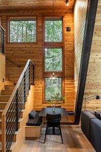 Maisons préfabriquées en vente chaude Maisons en <span class=keywords><strong>A</strong></span> Maisons triangulaires Villas de luxe préfabriquées - Product Image 5