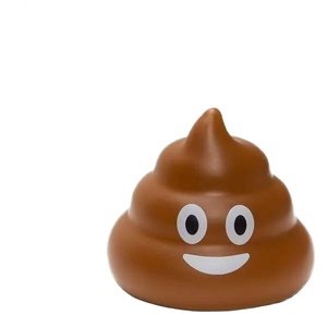 Pelotas Antiestrés con Emojis de Popó Impresos, Juguetes Educativos Divertidos para Promociones, Fiestas y Ferias Comerciales para Regalos - Product Image 1