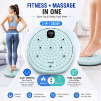 Tabla de torsión con masajeador, equipo de rehabilitación, accesorios inteligentes para fitness, tapete de acupresión para el hogar, disco giratorio