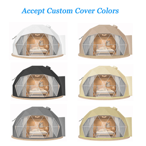 Carpa Domo Geodésica Transparente con Estructura de Acero para Glamping, Modelo YT-DL-131, en Venta - Product Image 6