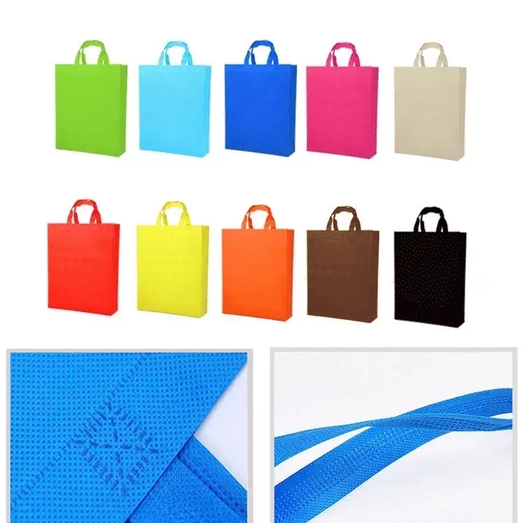 Hot Selling Eco-friendly recycle  Polypropylene Custom Logo Shopping Non Woven Bag