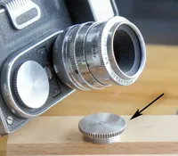 Nouveau capuchon d'objectif en métal avec monture D, filetage mâle M16 x 0,75, pour objectif de cinéma Bolex B8 8 mm, usinage CNC de précision sur mesure