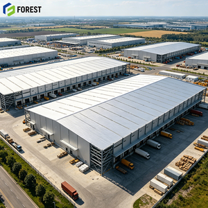Plataforma entrepiso para parque logístico con estructura de acero, climatizada, de alta resistencia, para exportación, moderna, industrial - Product Image 1