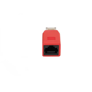 Adaptateur RJ45 certifié FCC neuf, mâle vers femelle, connecteur ABS/cuivre, modèle KC-ROLLOVER pour ordinateur portable PC - Product Image 1