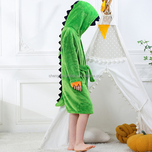 3-13Y Enfants Flanelle Animal Imprimé Peignoir Bébé Filles <span class=keywords><strong>Garçon</strong></span> À Capuche <span class=keywords><strong>Pyjama</strong></span> Doux Robe De Bain Vêtements De Nuit <span class=keywords><strong>Adolescent</strong></span> Toddler Bathwear - Product Image 4