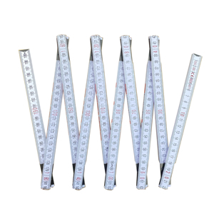 Konstruktions-Messwerkzeug: Holz-Gliedermaßstab, Multifunktionaler Winkelmesser, Klappbarer Zollstock mit Logo- & Marken-Druck - Product Image 2