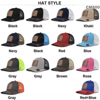 Gorra Snapback Richardson 112 para Hombre con Visera Ligeramente Curvada, Gorra Trucker Sin Estructura con Parche de PU, Gorras Trucker Personalizadas al por Mayor