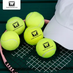 Bán Buôn Tùy Chỉnh Giá Rẻ Nghề Gia Cố Cao Su Bóng Tennis Cao Bền Đào Tạo Cricket Màu Xanh Lá Cây Tennis Đào Tạo Bóng