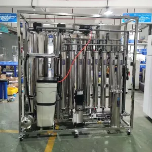 Grand équipement de traitement d'eau par osmose inverse industrielle <span class=keywords><strong>RO</strong></span>, filtre de purification, déionisation double étage, purificateur commercial - Product Image 3