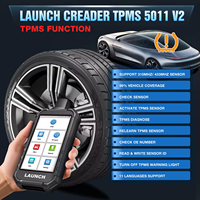 Escáner de Diagnóstico OBD2 LAUNCH X431 Creader TPMS 5011 V2 Compatible con Programación de Sensor de Presión de Neumáticos de 315/433MHz Lector de Códigos